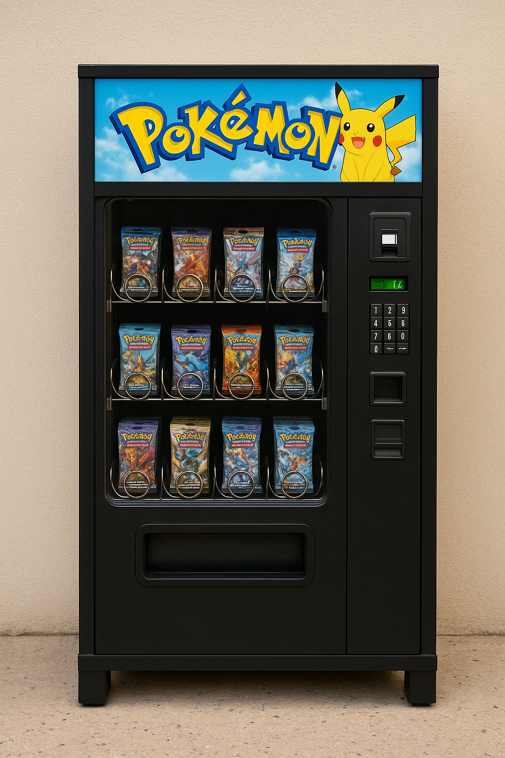 Distributeur automatique de carte pokemon