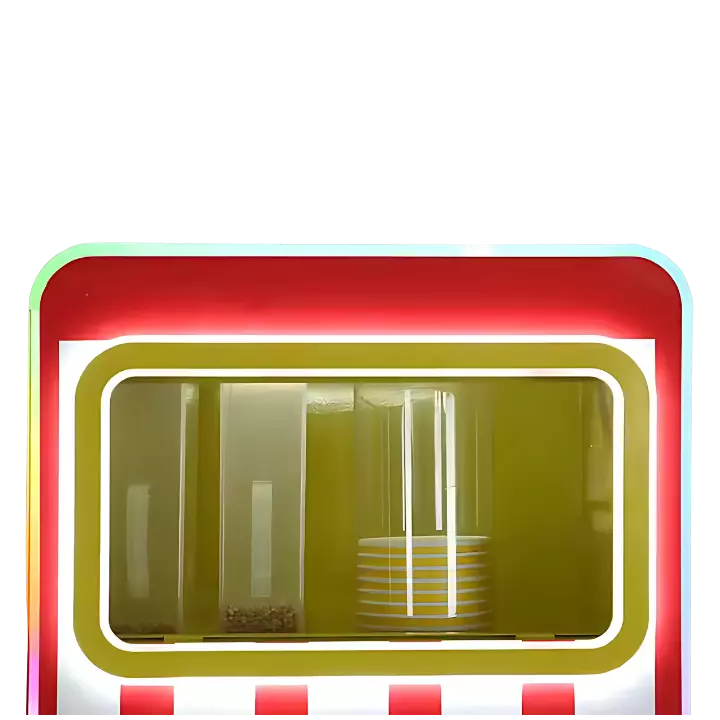 partie supérieure du distributeur automatique de popcorn - Popmatik