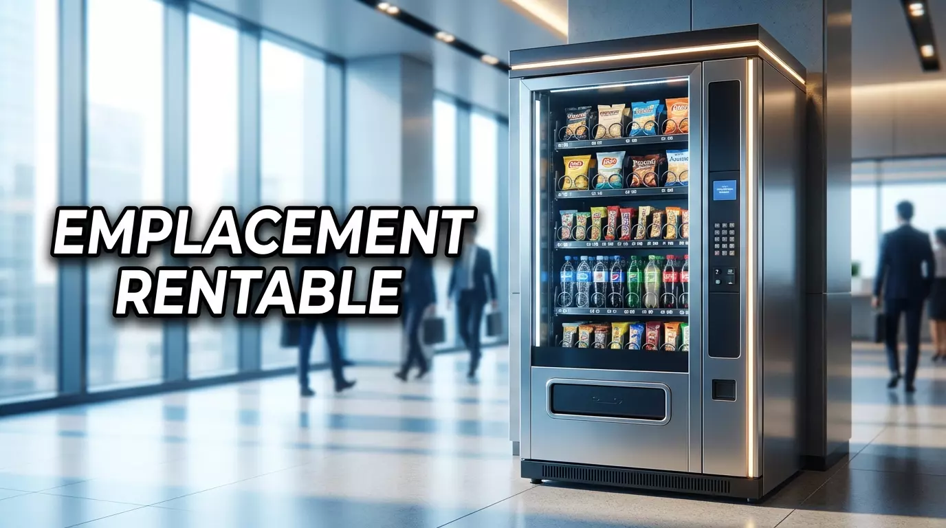 louer un emplacement pour distributeur automatique